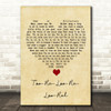 Van Morrison Too-Ra-Loo-Ra-Loo-Ral Vintage Heart Song Lyric Quote Music Print