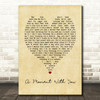 George Michael A Moment With You Vintage Heart Song Lyric Quote Print
