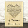 Garth Brooks If Tomorrow Never Comes Vintage Heart Song Lyric Quote Print