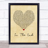 Linkin Park In The End Vintage Heart Song Lyric Quote Print