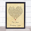 Otis Redding For Your Precious Love Vintage Heart Song Lyric Quote Print