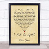 I Put A Spell On You Nina Simone Vintage Heart Song Lyric Quote Print