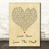 Eric Church Love Your Love The Most Vintage Heart Song Lyric Quote Print