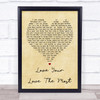 Eric Church Love Your Love The Most Vintage Heart Song Lyric Quote Print