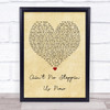 McFadden And Whitehead Ain't No Stoppin Us Now Vintage Heart Song Lyric Print