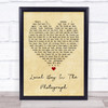 Stereophonics Local Boy In The Photograph Vintage Heart Song Lyric Quote Print