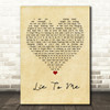 5 Seconds Of Summer Lie To Me Vintage Heart Quote Song Lyric Print