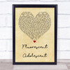 Arctic Monkeys Fluorescent Adolescent Vintage Heart Quote Song Lyric Print
