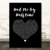 Morgan Wallen Had Me By Halftime Black Heart Song Lyric Print