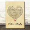 Damien Rice Older Chests Vintage Heart Quote Song Lyric Print