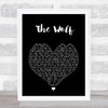 Mumford & Sons The Wolf Black Heart Song Print