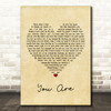 Jimmy Wayne You Are Vintage Heart Quote Song Lyric Print