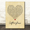 Wilkinson Afterglow Vintage Heart Quote Song Lyric Print