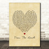 Another Level From The Heart Vintage Heart Song Lyric Print