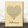 Damien Rice Volcano Vintage Heart Song Lyric Print