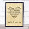 LeAnn Rimes But I Do Love You Vintage Heart Song Lyric Print