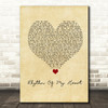 Rod Stewart Rhythm Of My Heart Vintage Heart Song Lyric Print