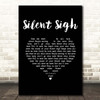 Badly Drawn Boy Silent Sigh Black Heart Song Lyric Print