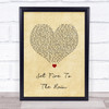Adele Set Fire To The Rain Vintage Heart Song Lyric Print