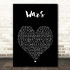 Of Monsters And Men Wars Black Heart Song Lyric Print