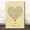 Mark Wills I Do (Cherish You) Vintage Heart Song Lyric Print