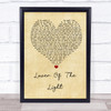Mumford & Sons Lover Of The Light Vintage Heart Song Lyric Print