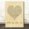 The Stylistics Betcha By Golly, Wow Vintage Heart Song Lyric Print