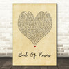 Bon Jovi Bed Of Roses Vintage Heart Song Lyric Quote Print