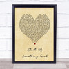 Daughtry Start Of Something Good Vintage Heart Song Lyric Quote Print