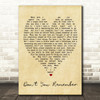 Don't You Remember Adele Vintage Heart Quote Song Lyric Print