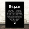 Poets Of The Fall Dawn Black Heart Song Lyric Print