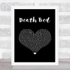 Powfu Death Bed Black Heart Song Lyric Print