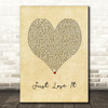 Eminem Just Lose It Vintage Heart Song Lyric Music Art Print