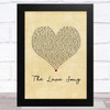 Kuana Torres Kahele The Lava Song Vintage Heart Song Lyric Music Art Print