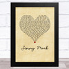 Martha And The Vandellas Jimmy Mack Vintage Heart Song Lyric Music Art Print