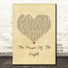 Michael Crawford The Music of the Night Vintage Heart Song Lyric Music Art Print