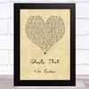 Mumford & Sons Ghosts That We Knew Vintage Heart Song Lyric Music Art Print