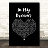 REO Speedwagon In My Dreams Black Heart Song Lyric Print