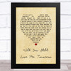 The Shirelles Will You Love Me Tomorrow Vintage Heart Song Lyric Music Art Print