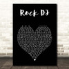 Robbie Williams Rock DJ Black Heart Song Lyric Print