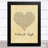 Bloodstone Natural High Vintage Heart Song Lyric Music Art Print