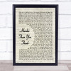 Public Enemy Harder Than You Think Vintage Script Song Lyric Print