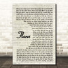 The Script Flares Vintage Script Song Lyric Print