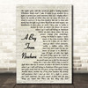 Tom Jones A Boy From Nowhere Vintage Script Song Lyric Print