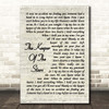 Tracy Byrd The Keeper Of The Stars Vintage Script Song Lyric Print