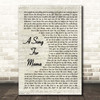 Boyz II Men A Song For Mama Vintage Script Song Lyric Print