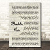Bruce Hornsby Mandolin Rain Vintage Script Song Lyric Print