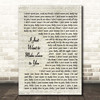 Foghat I Just Want to Make Love to You Vintage Script Song Lyric Print
