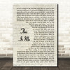Keala Settle This Is Me Vintage Script Song Lyric Wall Art Print