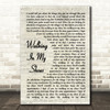 Depeche Mode Walking In My Shoes Vintage Script Song Lyric Quote Music Print